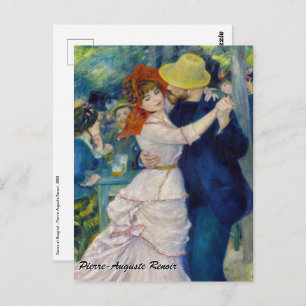 Pierre-Auguste Renoir - Tanz im Bougival Postkarte