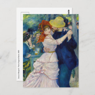 Pierre-Auguste Renoir - Tanz im Bougival Postkarte
