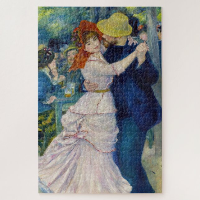 Pierre-Auguste Renoir - Tanz im Bougival Puzzle (Vertikal)