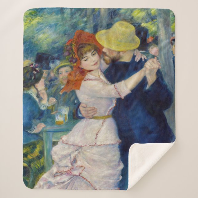 Pierre-Auguste Renoir - Tanz im Bougival Sherpadecke (Vorderseite)