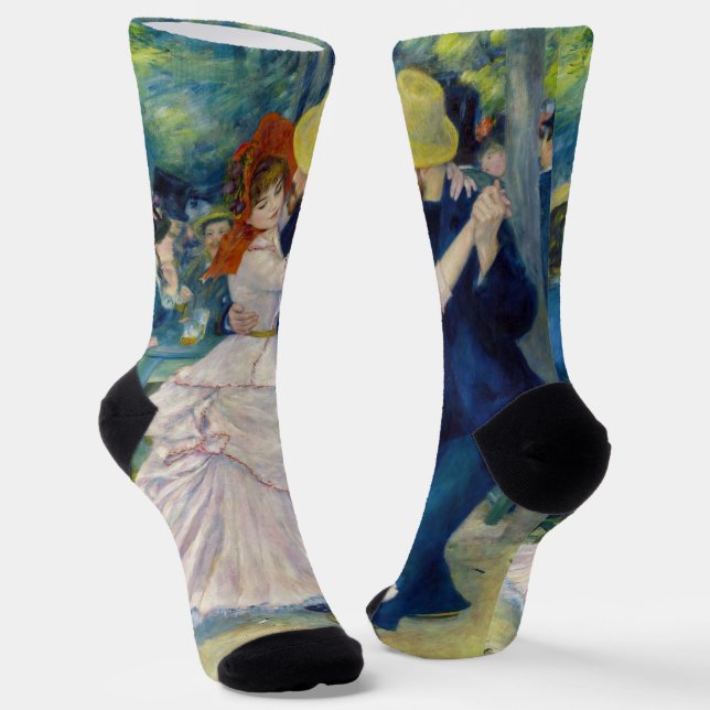 Pierre-Auguste Renoir - Tanz im Bougival Socken (Gewinkelt)
