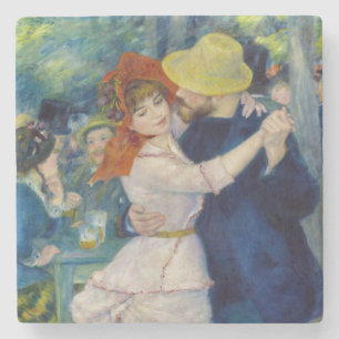 Pierre-Auguste Renoir - Tanz im Bougival Steinuntersetzer