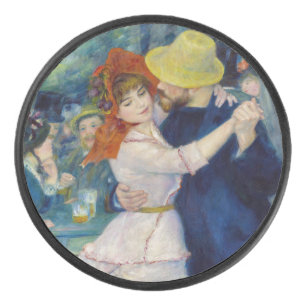 Pierre-Auguste Renoir - Tanz in Bougival Eishockey Puck