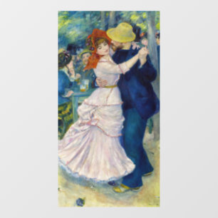 Pierre-Auguste Renoir - Tanz in Bougival Fensteraufkleber