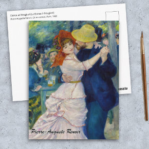 Pierre-Auguste Renoir - Tanz in Bougival Postkarte