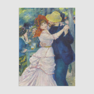 Pierre-Auguste Renoir - Tanz in Bougival Seidenpapier