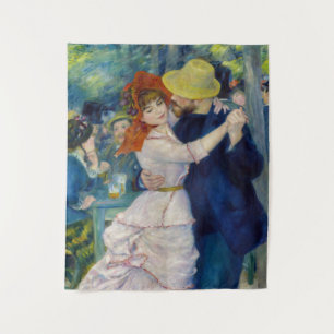 Pierre-Auguste Renoir - Tanz in Bougival Wandteppich