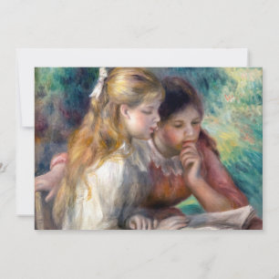 Pierre-Auguste Renoir - The Reading Dankeskarte