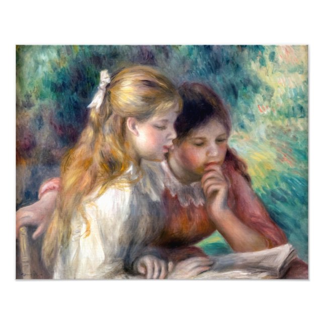 Pierre-Auguste Renoir - The Reading Fotodruck (Vorne)