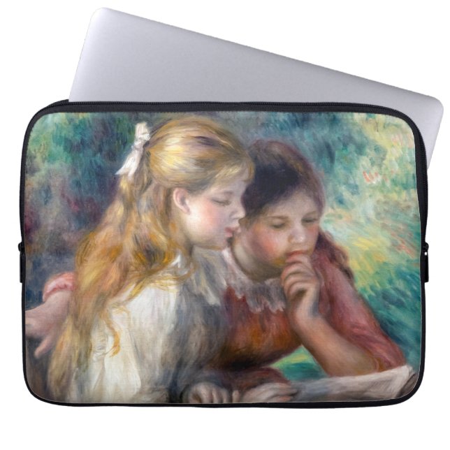 Pierre-Auguste Renoir - The Reading Laptopschutzhülle (Vorderseite)