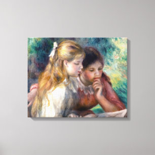 Pierre-Auguste Renoir - The Reading Leinwanddruck