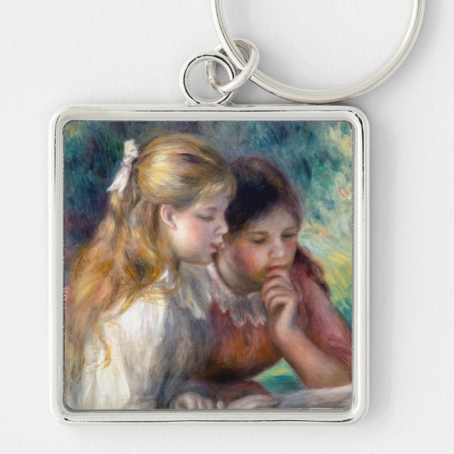 Pierre-Auguste Renoir - The Reading Schlüsselanhänger (Vorne)