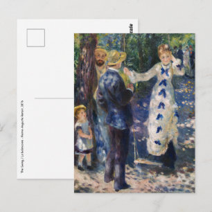 Pierre-Auguste Renoir - The Swing Postkarte