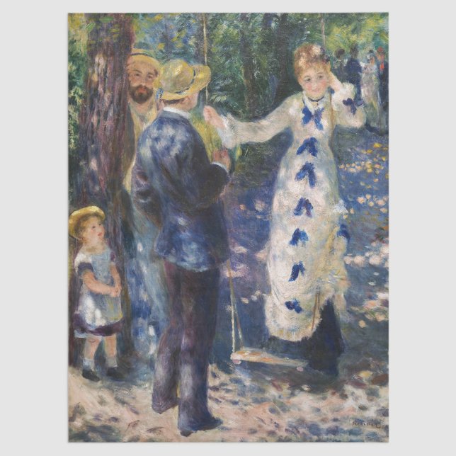 Pierre-Auguste Renoir - The Swing Seidenpapier (Von Creator hochgeladen)