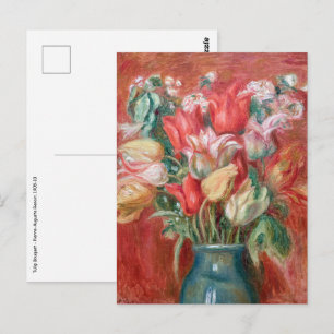 Pierre-Auguste Renoir - Tulip Bouquet Postkarte