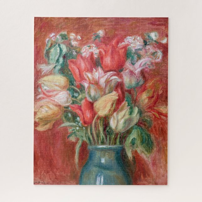 Pierre-Auguste Renoir - Tulip Bouquet Puzzle (Vertikal)