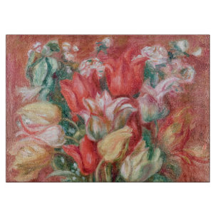 Pierre-Auguste Renoir - Tulip Bouquet Schneidebrett