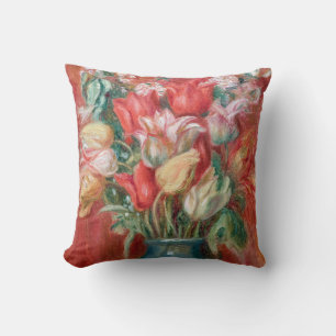 Pierre-Auguste Renoir - Tulpenstrauß Kissen