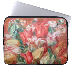 Pierre-Auguste Renoir - Tulpenstrauß Laptopschutzhülle