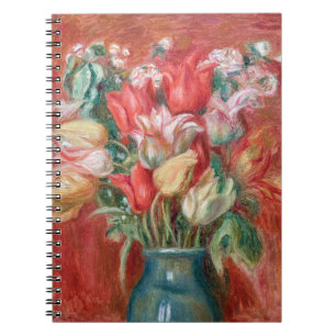 Pierre-Auguste Renoir - Tulpenstrauß Notizblock