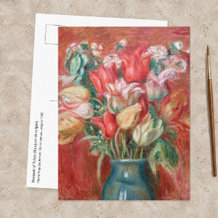 Pierre-Auguste Renoir - Tulpenstrauß Postkarte