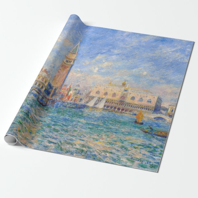 Pierre-Auguste Renoir - Venedig, der Dogenpalast Geschenkpapier (Ungerollt)