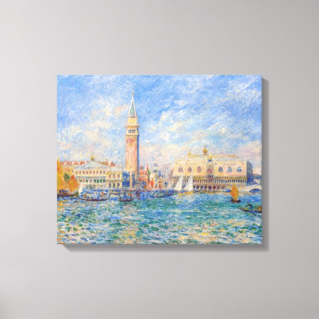 Pierre-Auguste Renoir - Venedig, der Dogenpalast Leinwanddruck (Vorderseite)