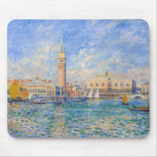 Pierre-Auguste Renoir - Venedig, der Dogenpalast Mousepad