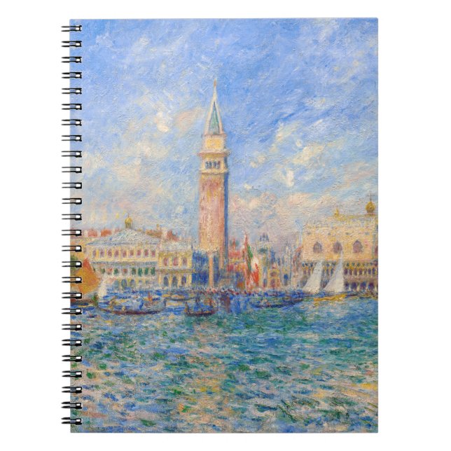 Pierre-Auguste Renoir - Venedig, der Dogenpalast Notizblock (Vorderseite)