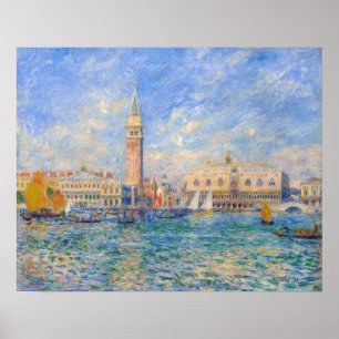 Pierre-Auguste Renoir - Venedig, der Dogenpalast Poster