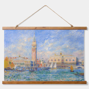 Pierre-Auguste Renoir - Venedig, der Dogenpalast Wandteppich Mit Holzrahmen