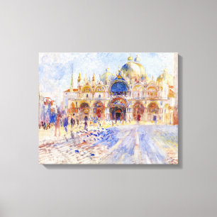 Pierre-Auguste Renoir - Venedig, Piazza San Marco Leinwanddruck