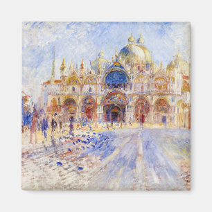 Pierre-Auguste Renoir - Venedig, Piazza San Marco Magnet