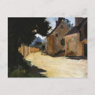 Pierre-Auguste Renoir-Village Street, Louveciennes Postkarte