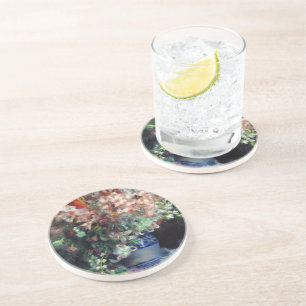 Pierre-Auguste Renoir Vintag Gladioli in einer Vas Getränkeuntersetzer