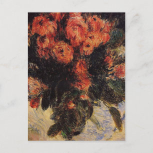 Pierre Auguste Renoir Vintage Rose Postkarte
