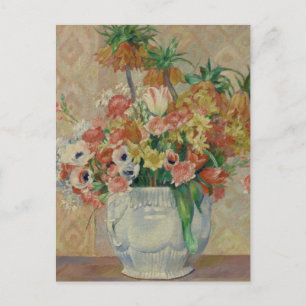 Pierre-Auguste Renoir Vintage Stillleben Blumen Postkarte