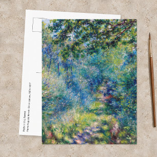 Pierre-Auguste Renoir - Weg im Wald Postkarte