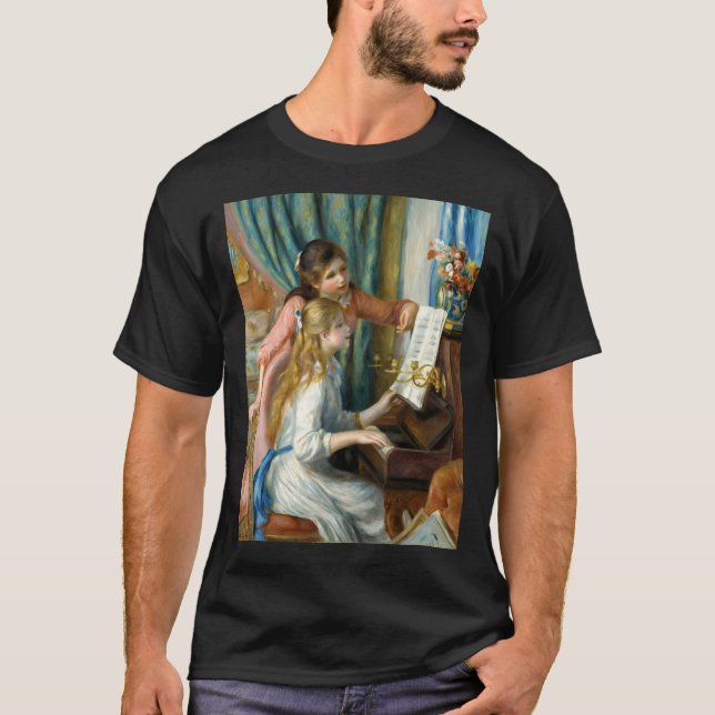 Pierre-Auguste Renoir zwei junge Mädchen im T-Shirt (Vorderseite)