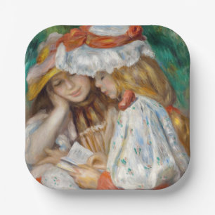 Pierre-Auguste Renoir - Zwei Mädchen lesen Pappteller