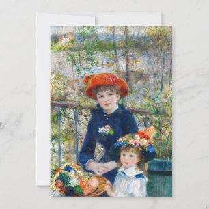 Pierre-Auguste Renoir - Zwei Schwestern auf der Te Einladung