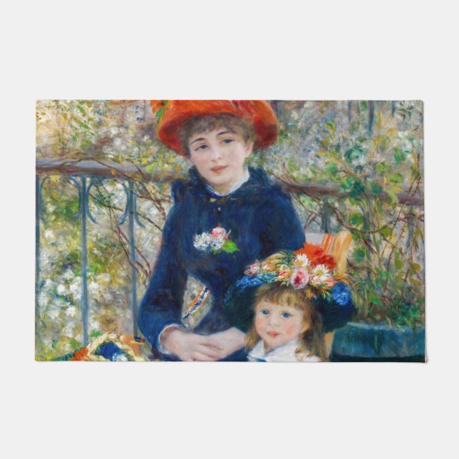 Pierre-Auguste Renoir - Zwei Schwestern auf der Te Fußmatte (Vorderseite)