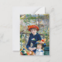 Pierre-Auguste Renoir - Zwei Schwestern auf der Te