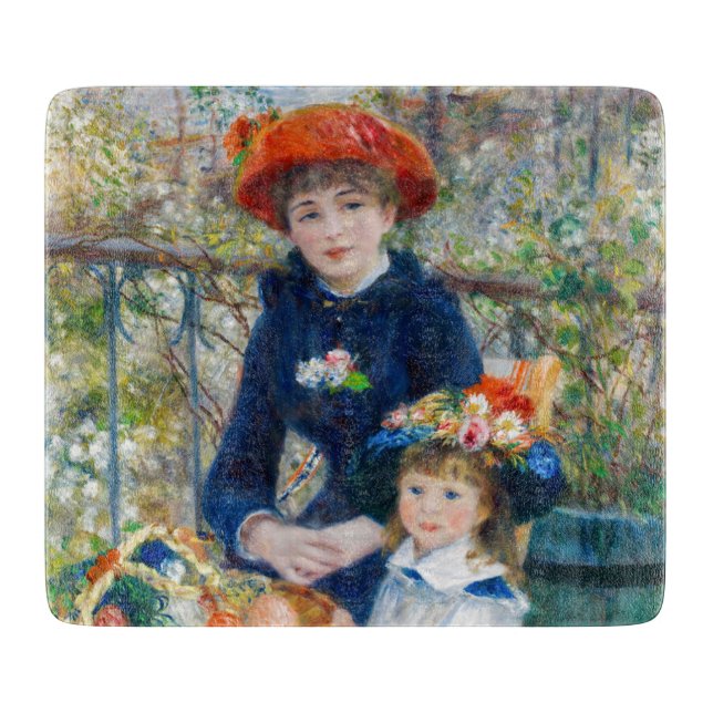 Pierre-Auguste Renoir - Zwei Schwestern auf der Te Schneidebrett (Vorderseite)