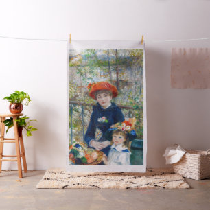 Pierre-Auguste Renoir - Zwei Schwestern auf der Te Stoff