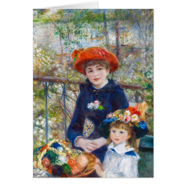Pierre-Auguste Renoir Zwei Schwestern auf Terrasse (Vorne)