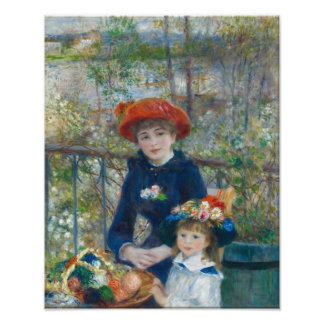 Pierre-Auguste Renoir - Zwei Schwestern Fotodruck