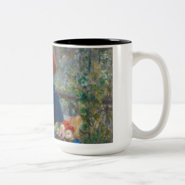 Pierre-Auguste Renoir - Zwei Schwestern Zweifarbige Tasse (Rechts)