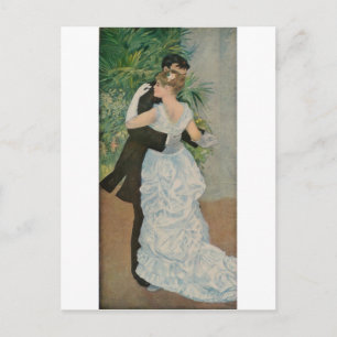 Pierre-Auguste Renoir's Dance in the Town (1883) Postkarte