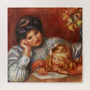 Pierre-Auguste Renoirs schriftliche Lektion Puzzle